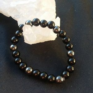 Black Onyx & Magnetic Hematite Energy Bracelet